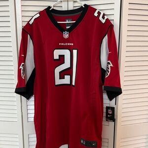 Nike Red and Black Trufant Falcons Jersey